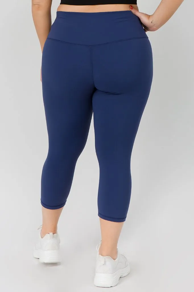 PLUS SIZE SUPER SOFT Active Capri Legging