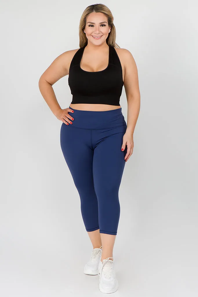 PLUS SIZE SUPER SOFT Active Capri Legging