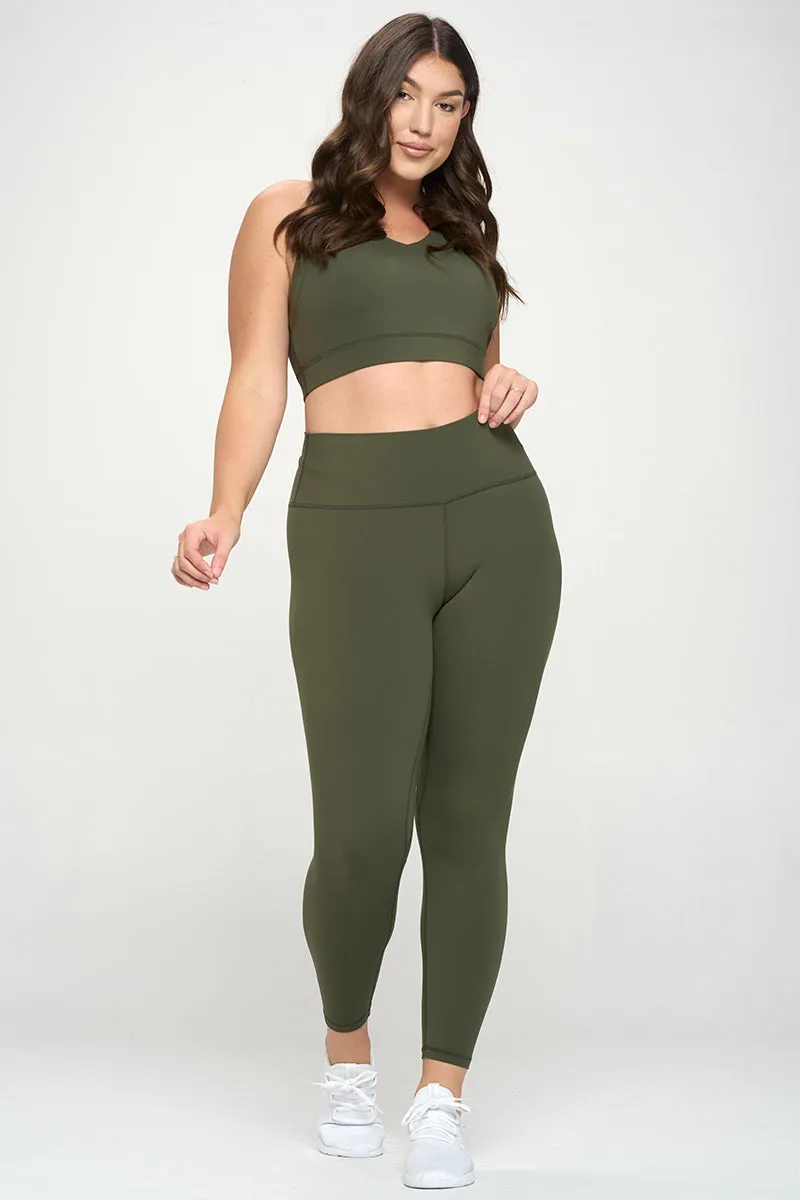 PLUS SIZE SUPER SOFT High Rise Active Leggings