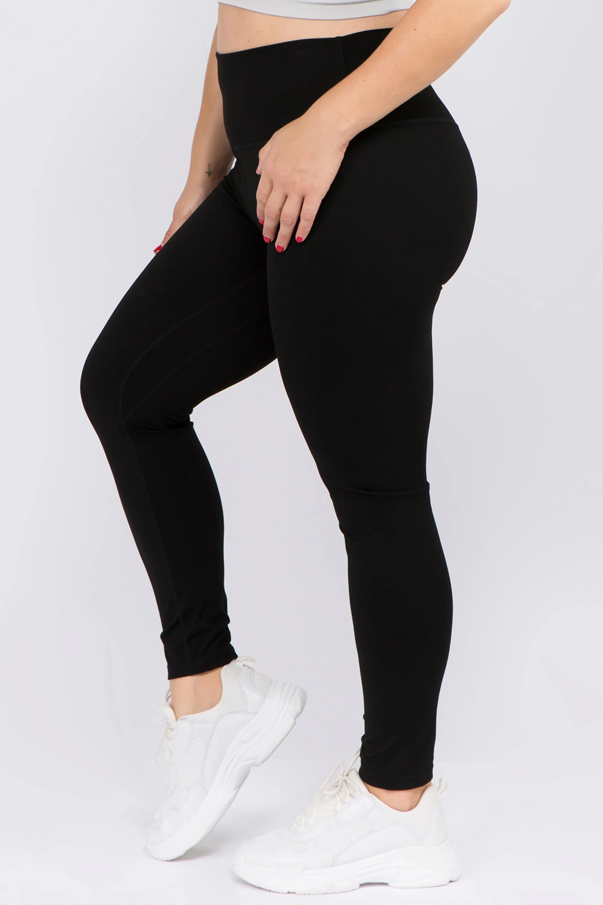 PLUS SIZE SUPER SOFT High Rise Active Leggings