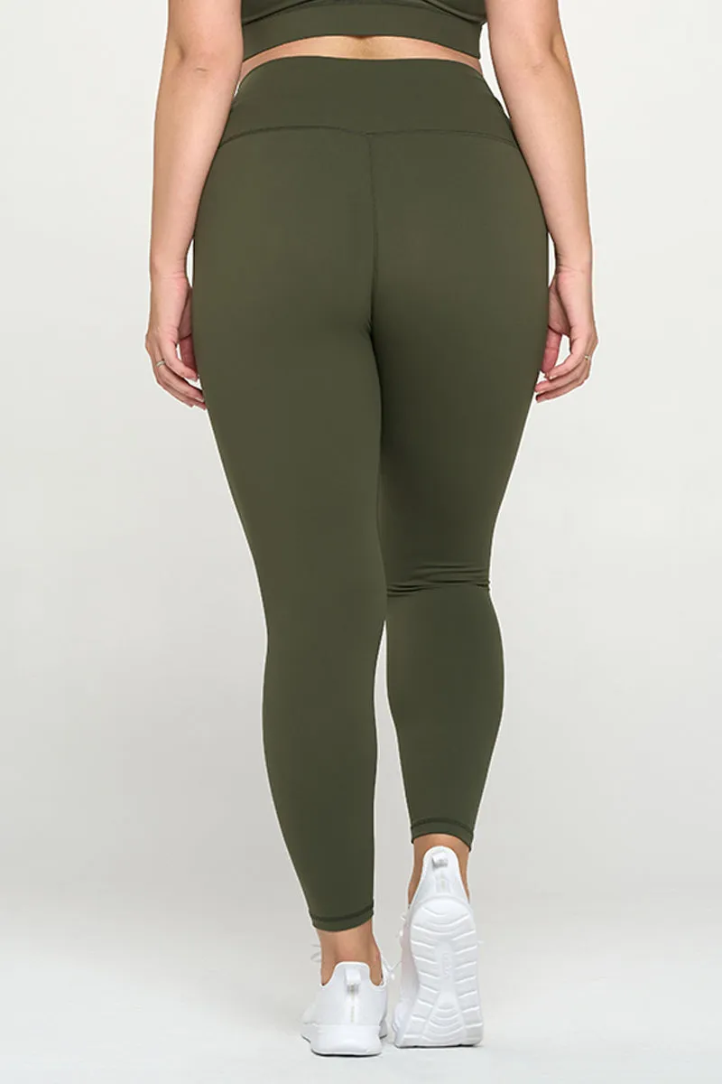 PLUS SIZE SUPER SOFT High Rise Active Leggings