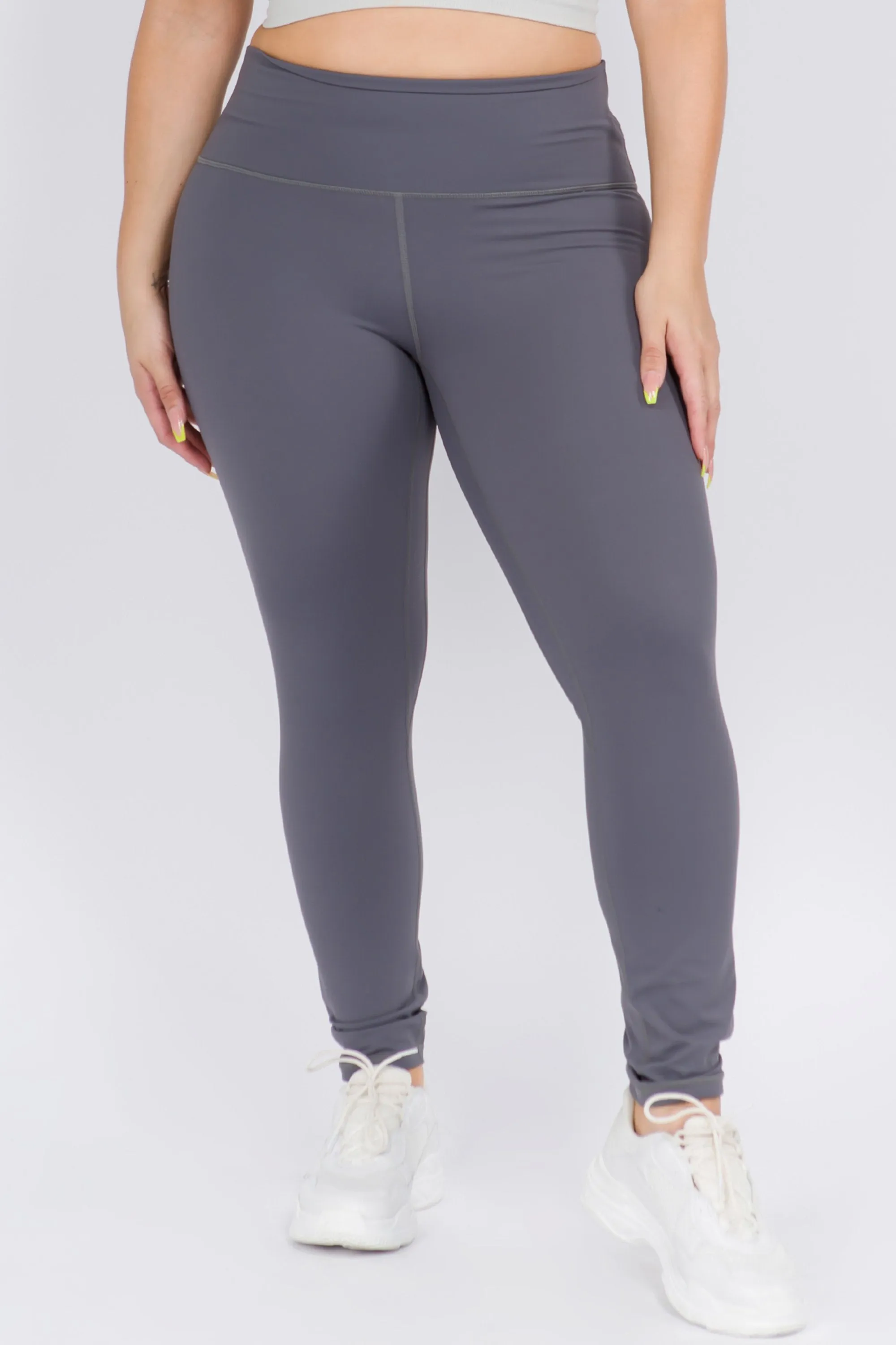 PLUS SIZE SUPER SOFT High Rise Active Leggings