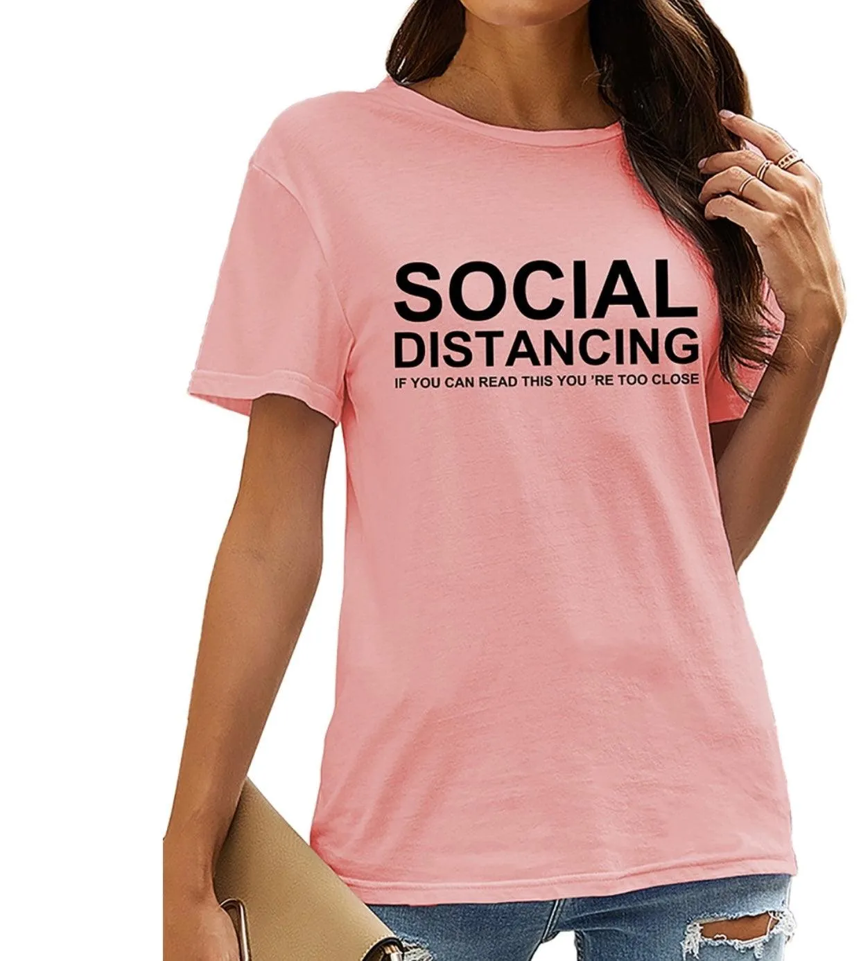 Plus Social Distancing Graphic Tee