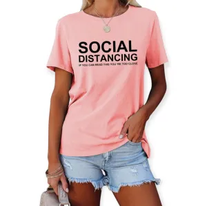 Plus Social Distancing Graphic Tee