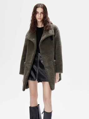 Pocket Detailed Teddy Coat