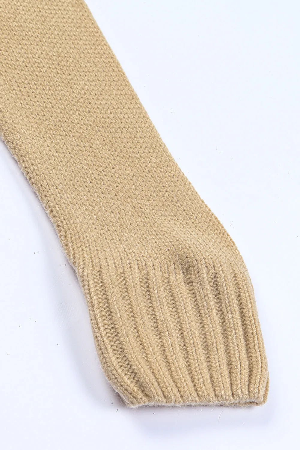 Pockets Buttons Textured Cardigan