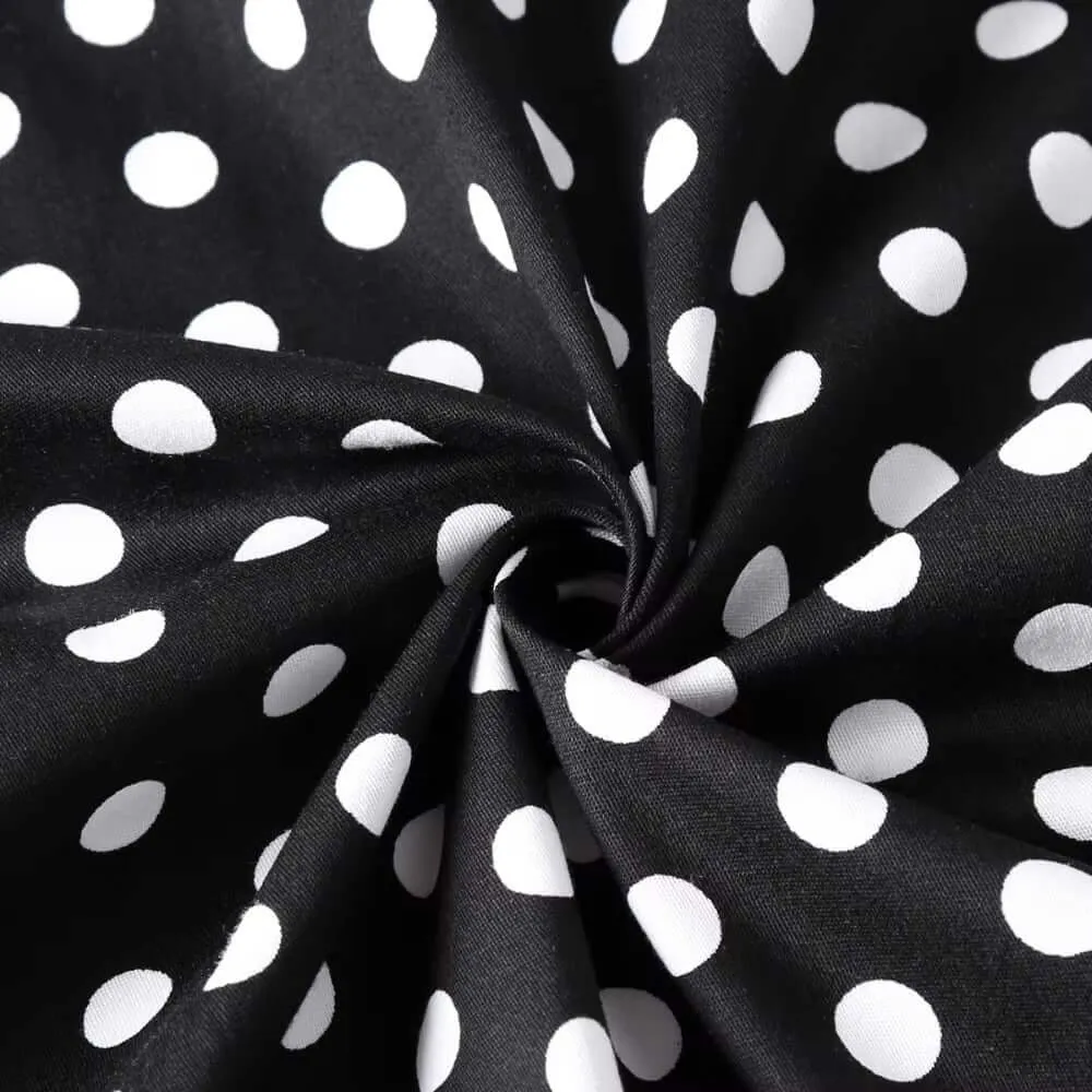 Polka Dot Vintage Swing Dress [IN STOCK]