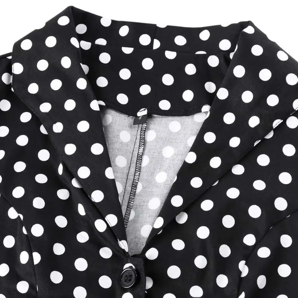 Polka Dot Vintage Swing Dress [IN STOCK]