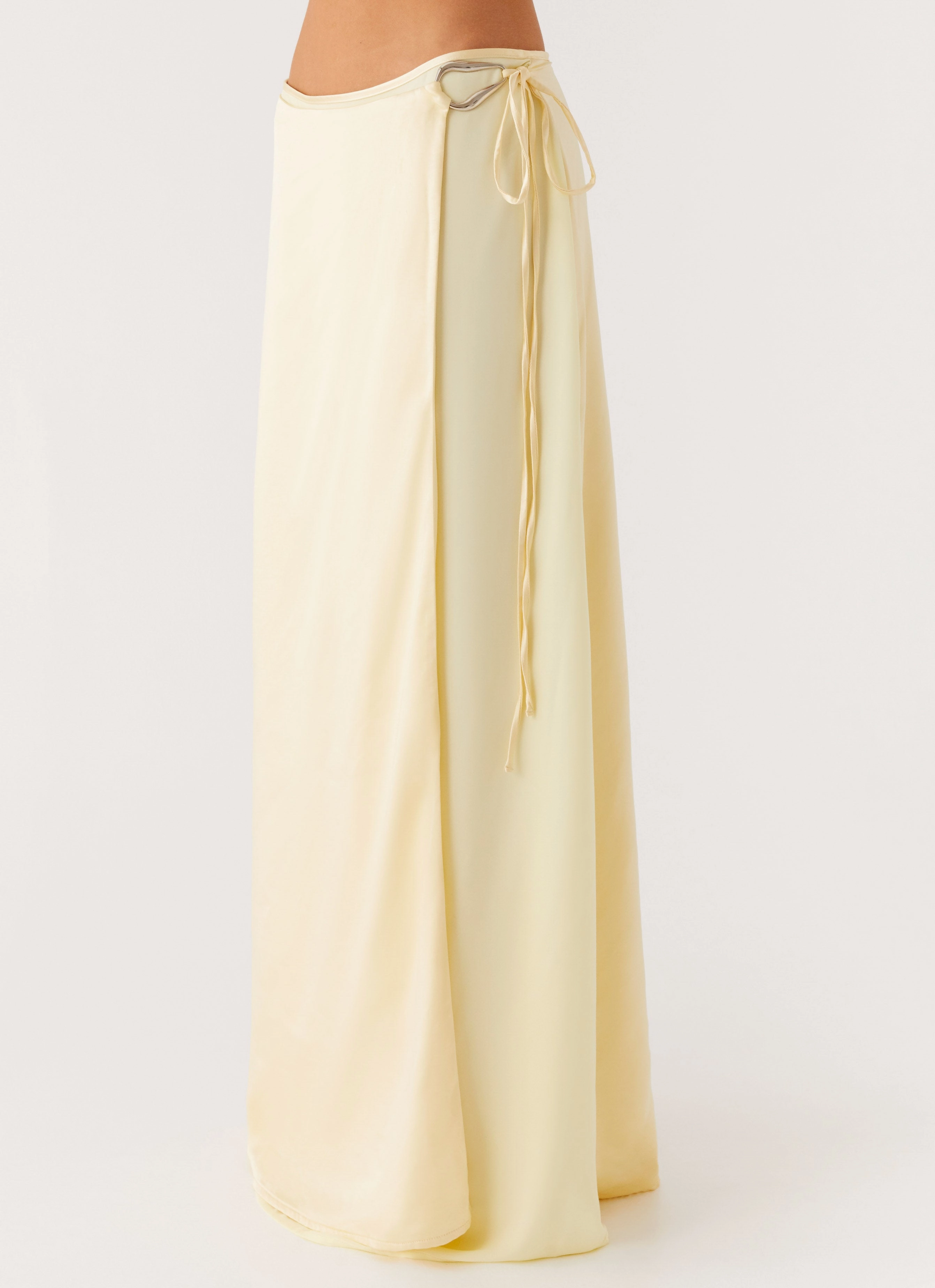 Lightweight Waterproof Jacket Pollie Maxi Skirt - Yellow