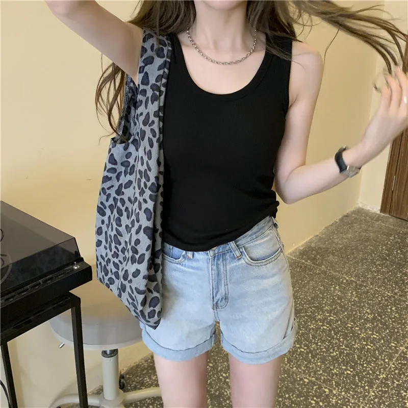 Popular Bare Back Short Strap Sporty Tank Top Women Summer Korean Belly Tops Outdoor Tank Top