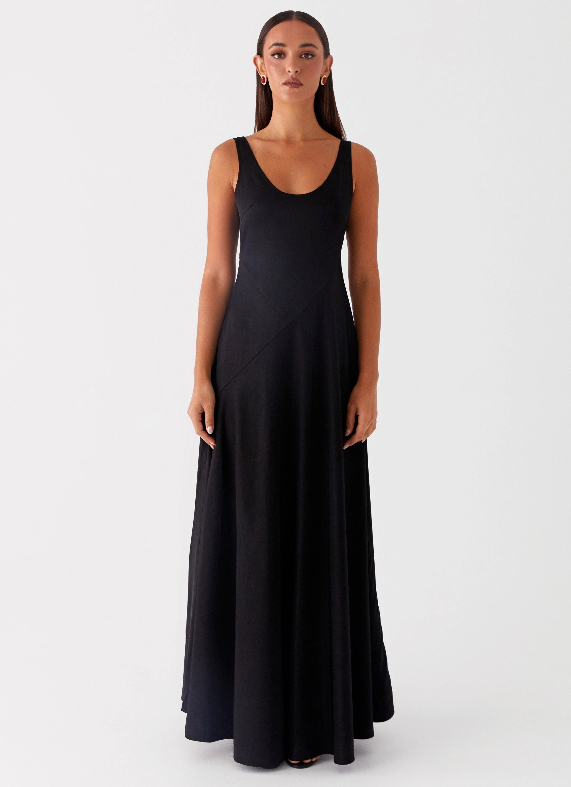 Professional Comfort Classic Layering Cosma Maxi Dress - Black