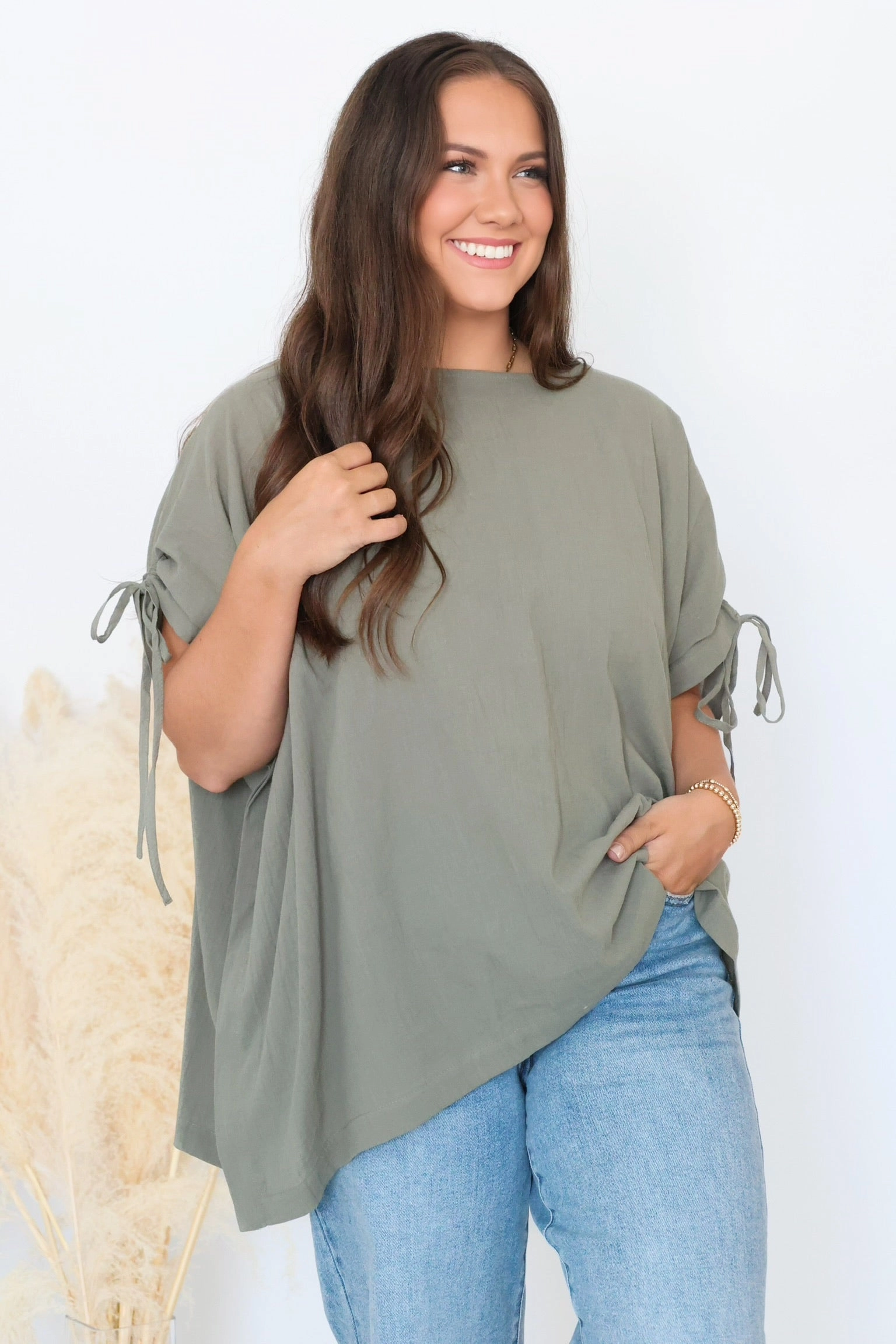 Drop Shoulder Design Bostin Top (FINAL SALE)