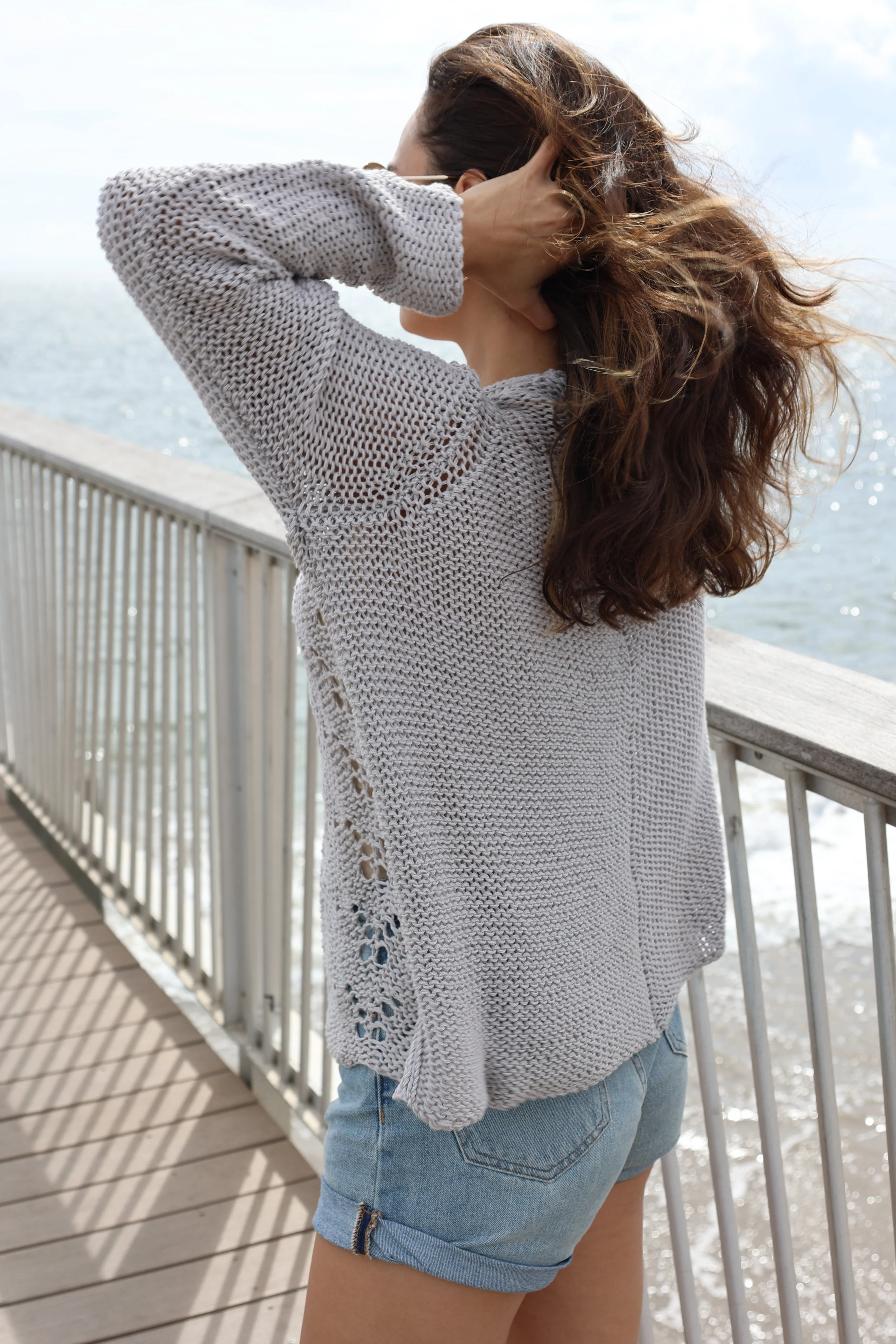 Portia Cotton Crew Sweater