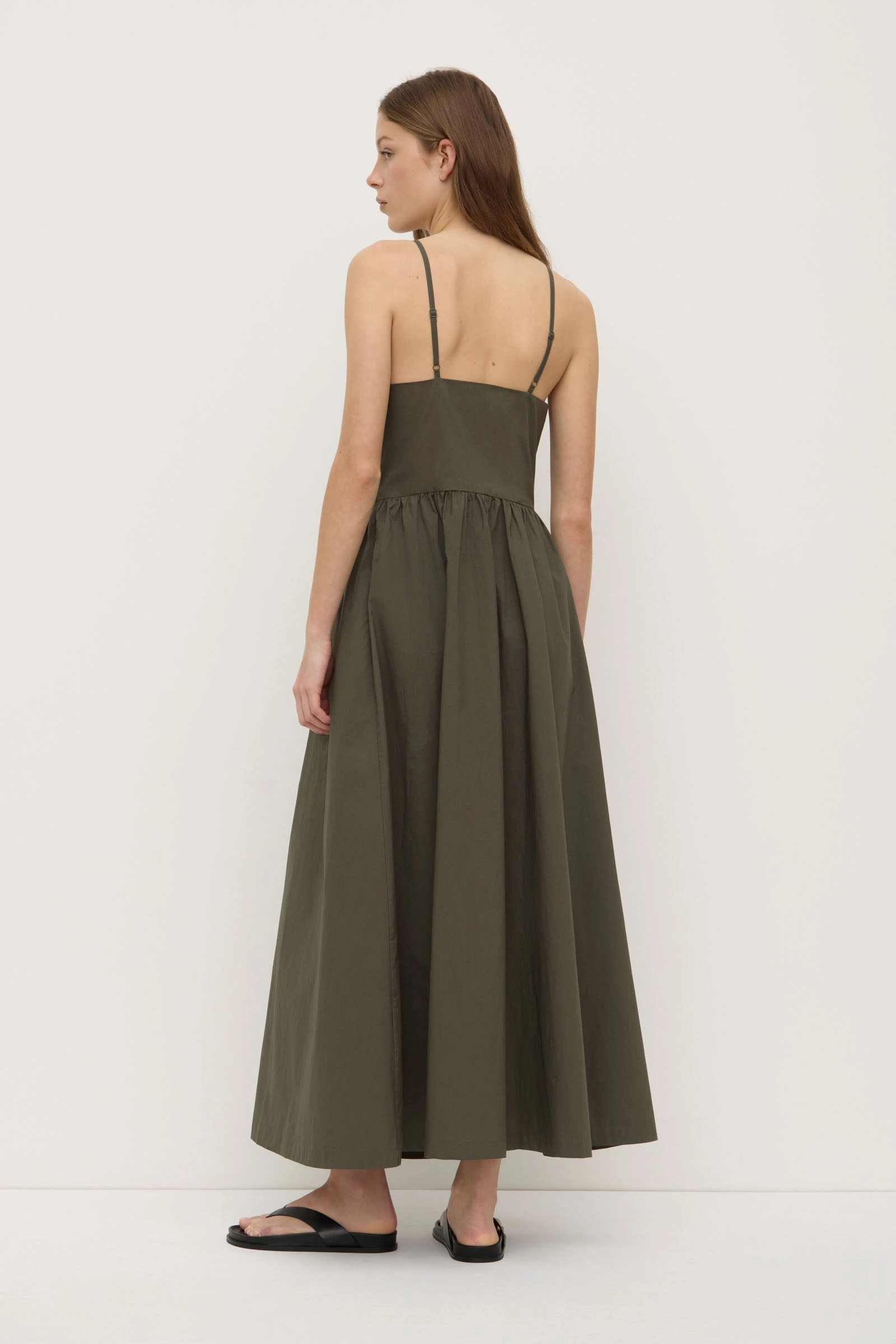 Delicate Tone Wrap Charm Posie Midi Dress