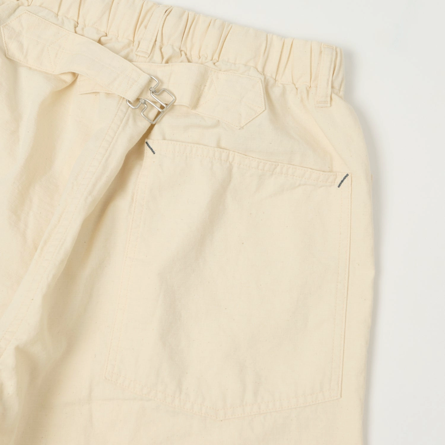 Post Overalls 'E-Z Army-Navy' Dobby Ripstop Trousers - Natural