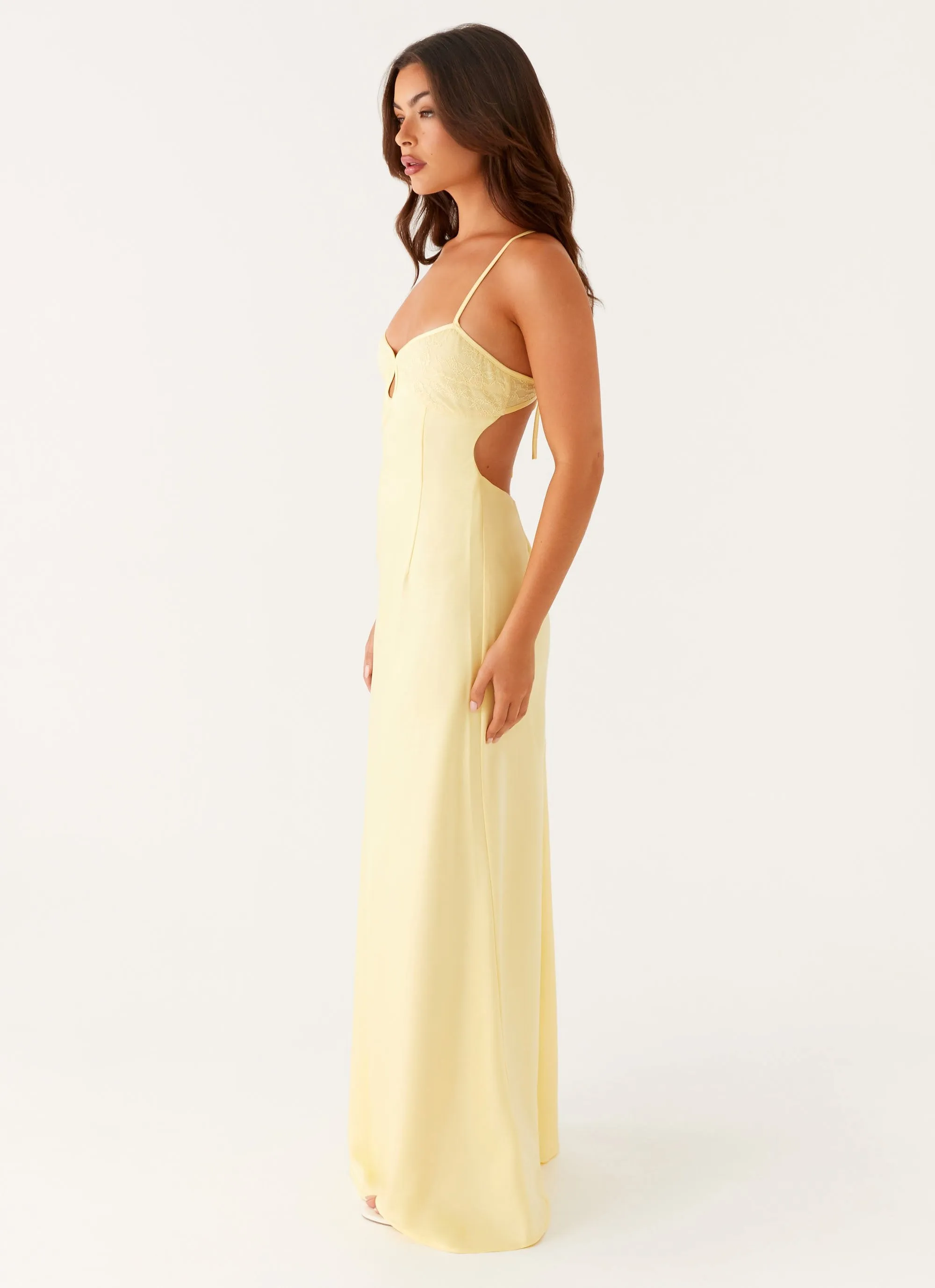 Casual Comfort Joanie Maxi Dress - Yellow