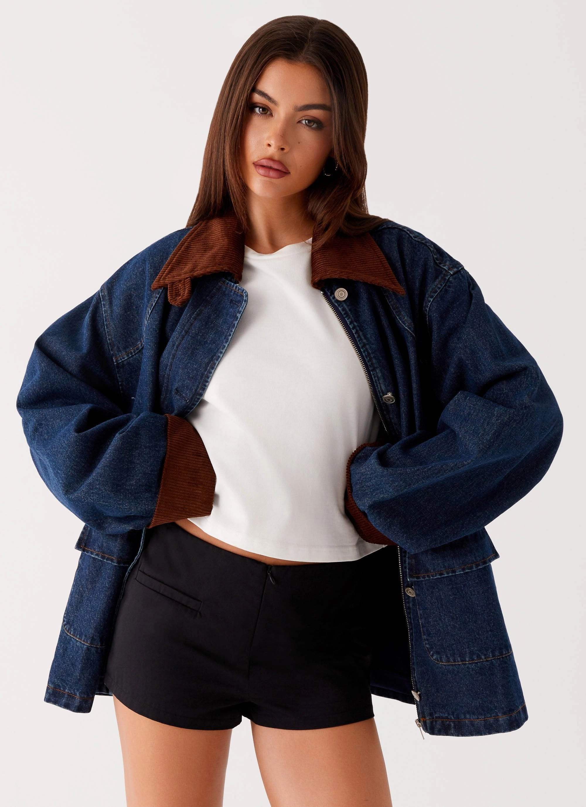 Stretch Fit Koda Denim Jacket - Indigo