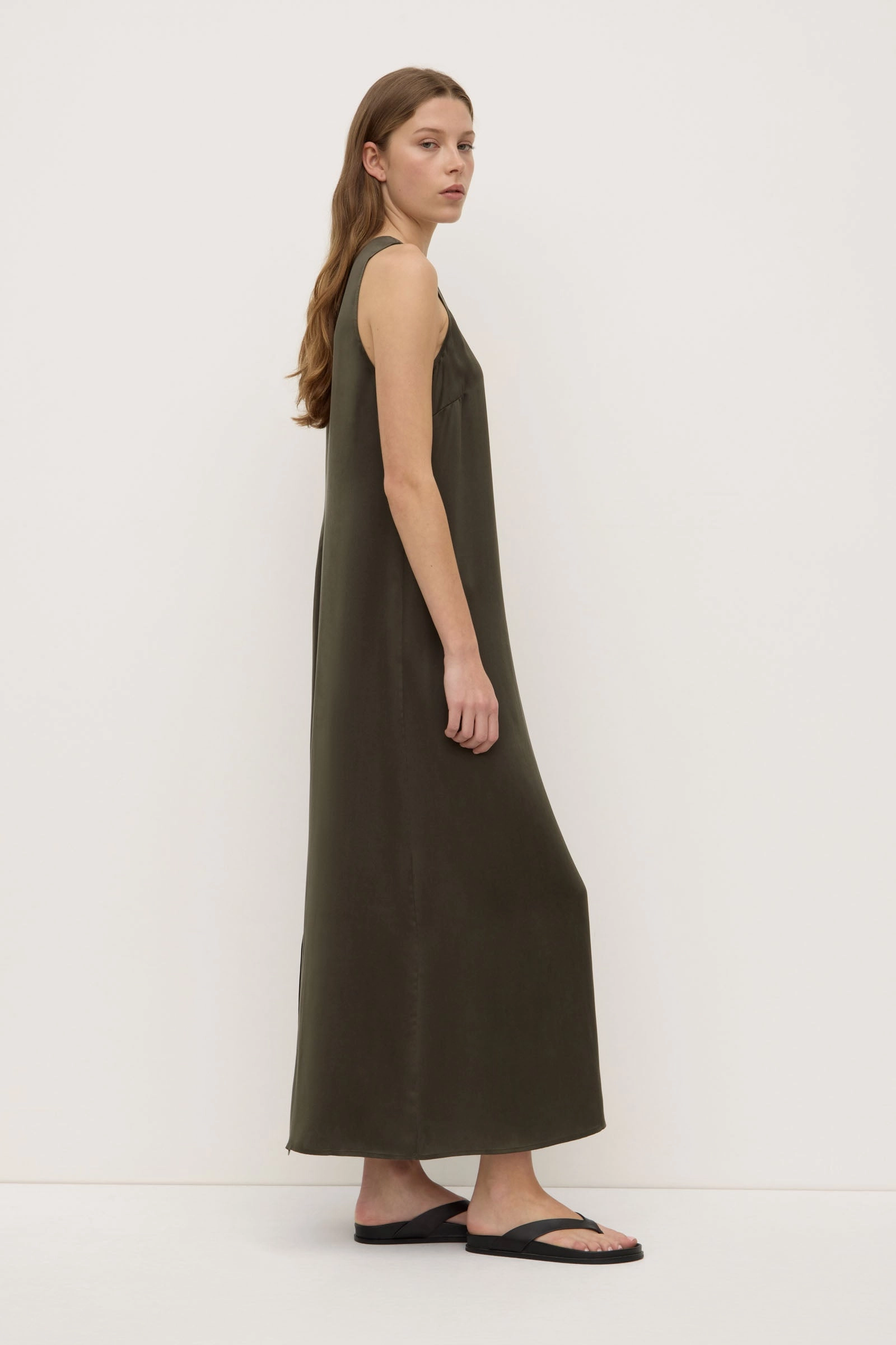 Timeless Vibe Pippa Silk Tank Dress