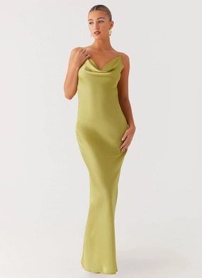 Premium Tailoring Jade Escape Maxi Dress - Lime Jade Escape Maxi Dress - Lime Festival-Ready