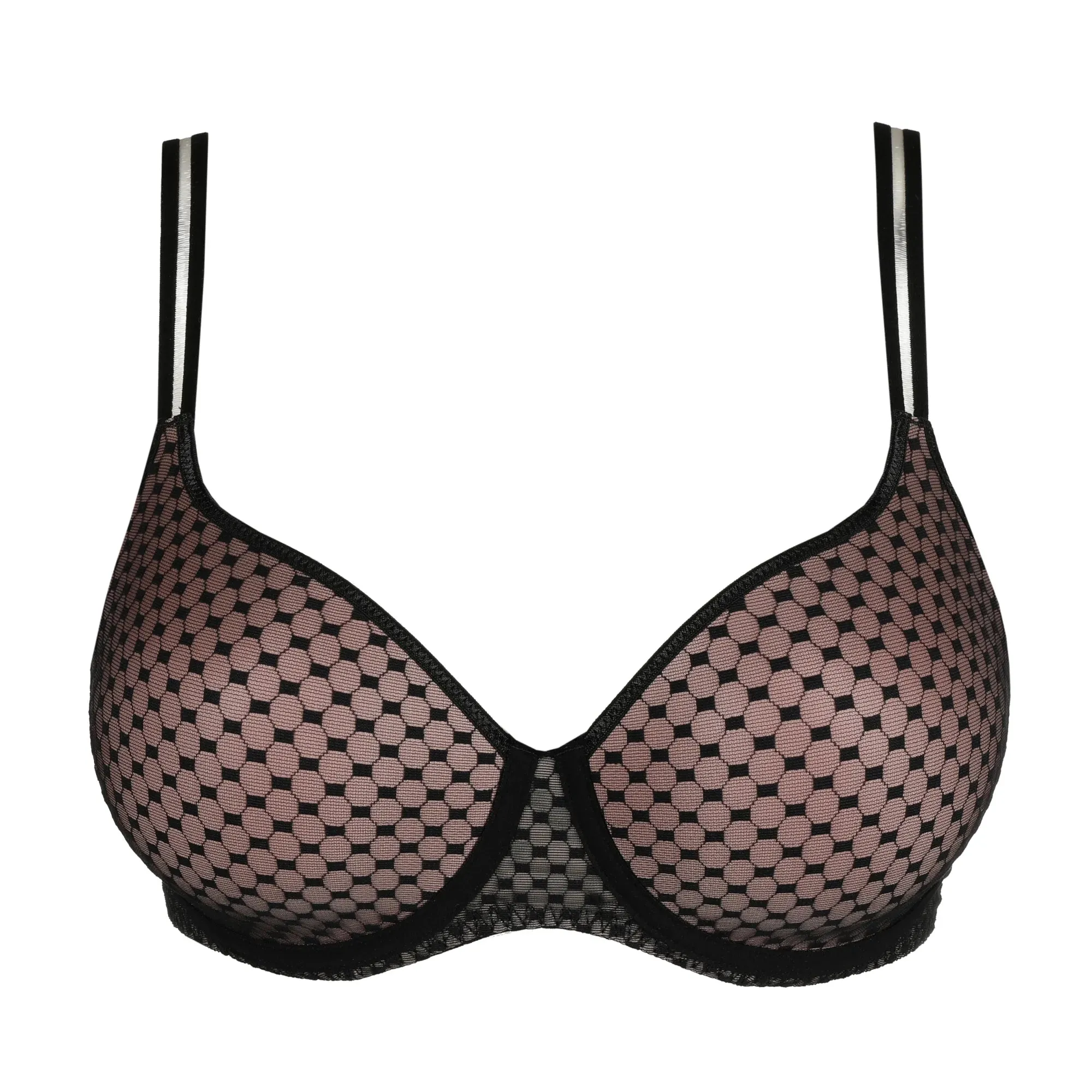 Prima Donna Twist Padded Bra Heart Shape-Glass Beach-Black