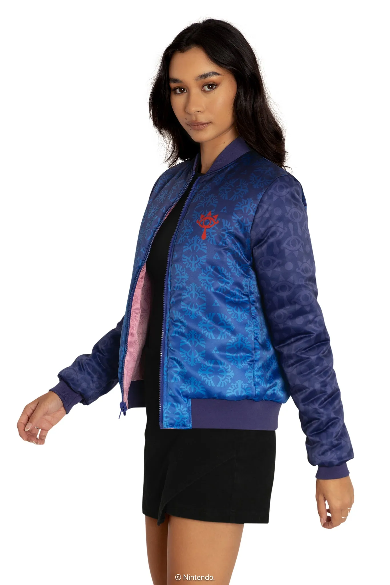 Princess Zelda And Sheik Reversible Bomber Jacket