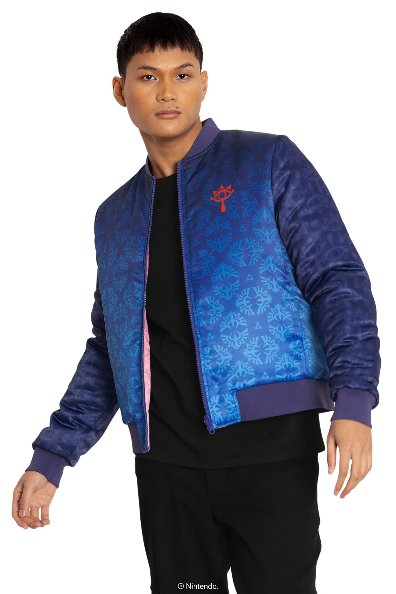 Princess Zelda And Sheik Reversible Bomber Jacket