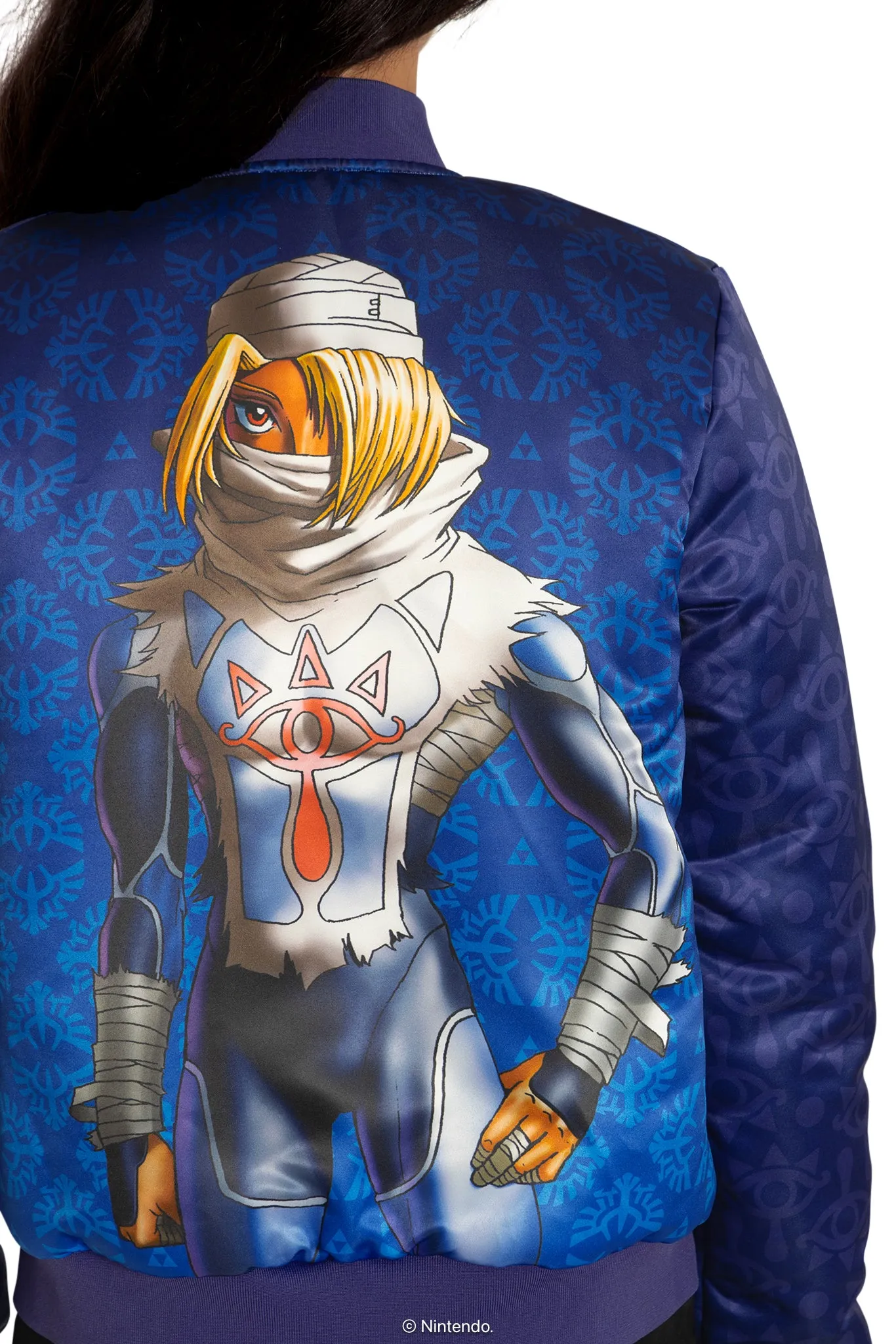 Princess Zelda And Sheik Reversible Bomber Jacket