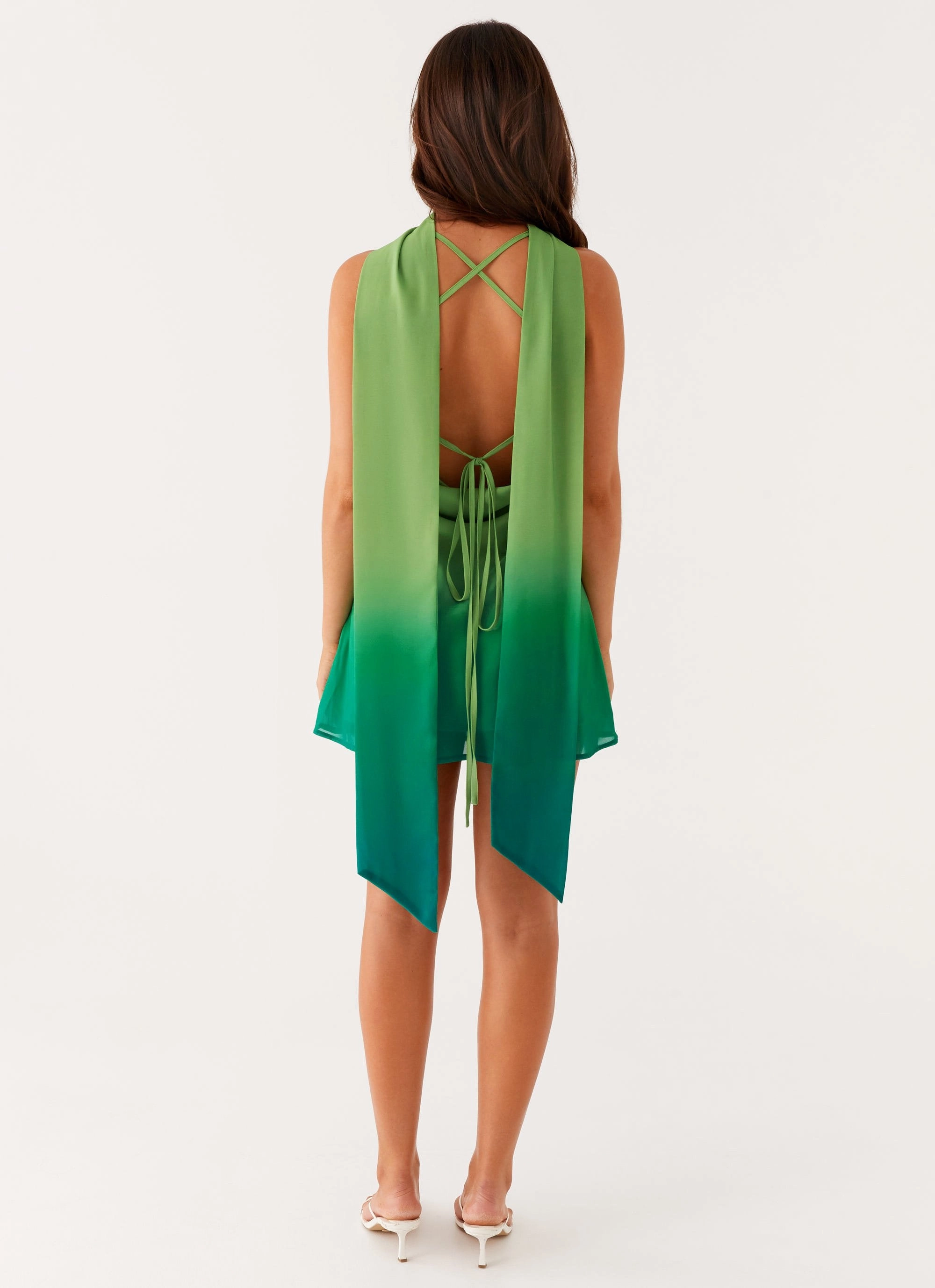 Parma Mini Dress - Green Ombre All-Occasion Look