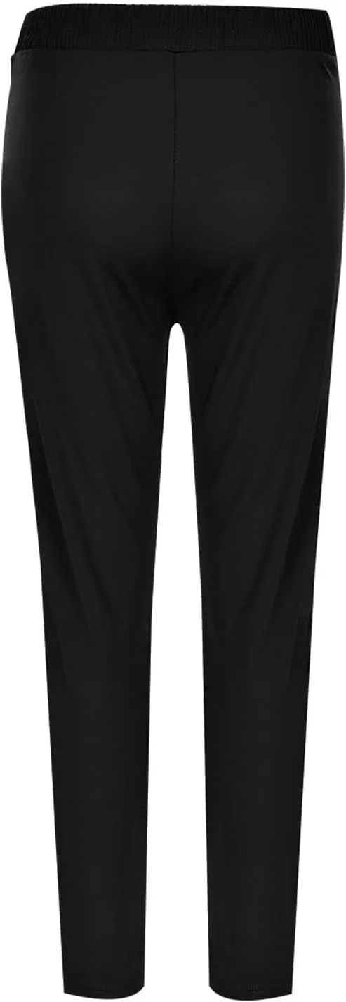 Pull On Dress Pants for Women Business Casual Straight Leg Office Work Pants Slacks Ankle Length Suit Pants Trousers