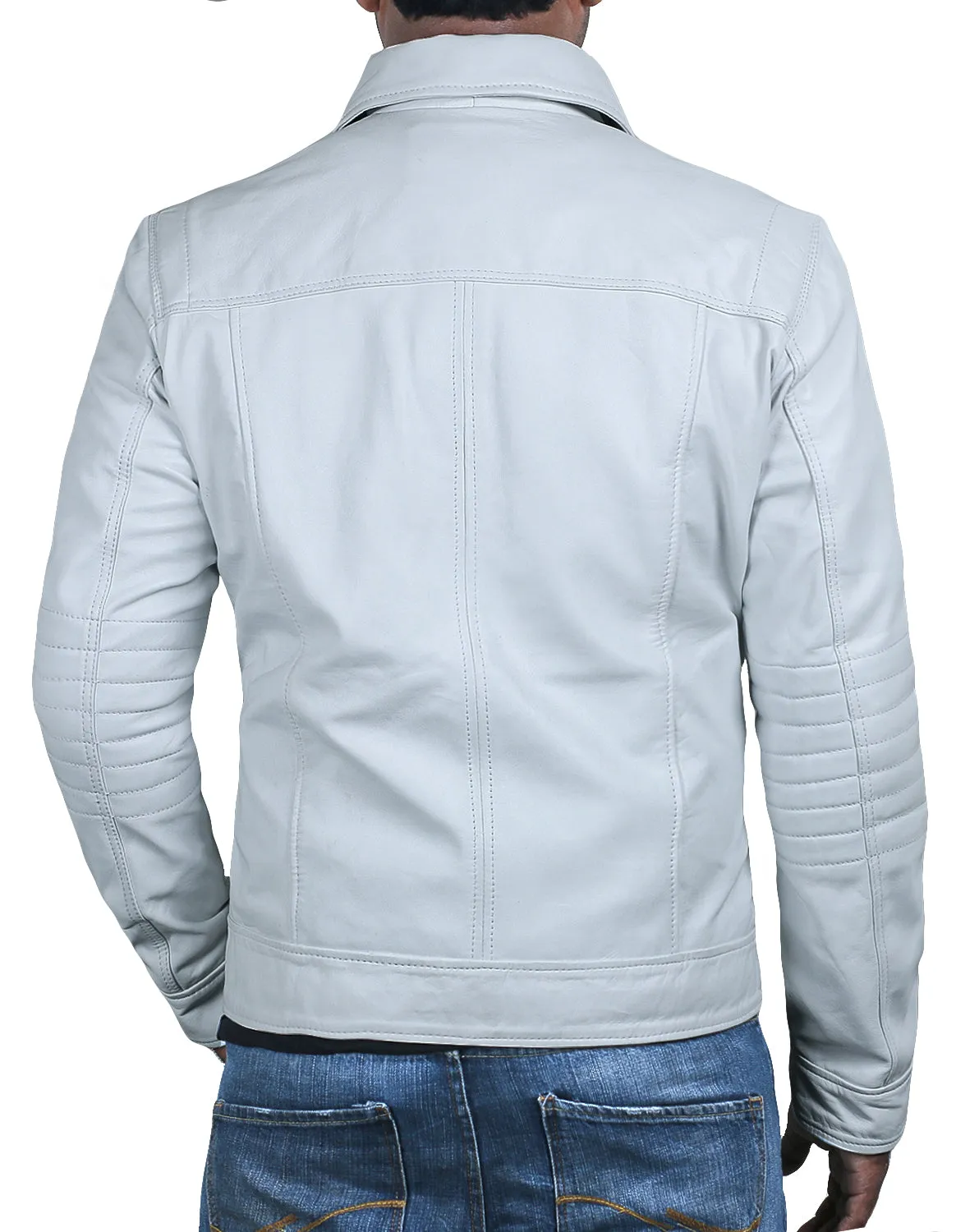 Quantara Maroon Aviator Leather Jacket