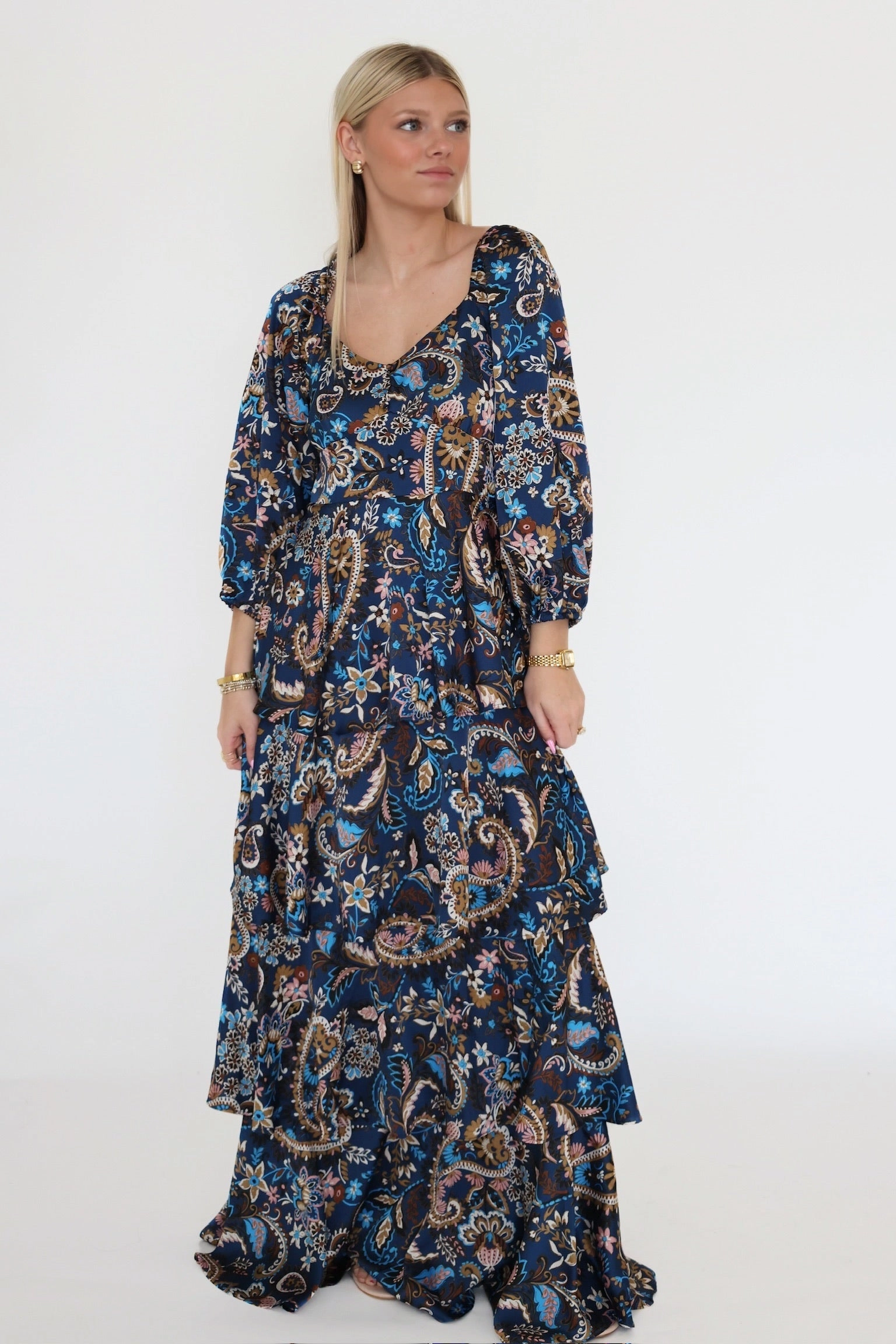 Queen Of The South Dress Neutral Tone Stitching DurableWeave