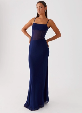 Miranda Maxi Dress - Navy Work Favorite Shade Soft
