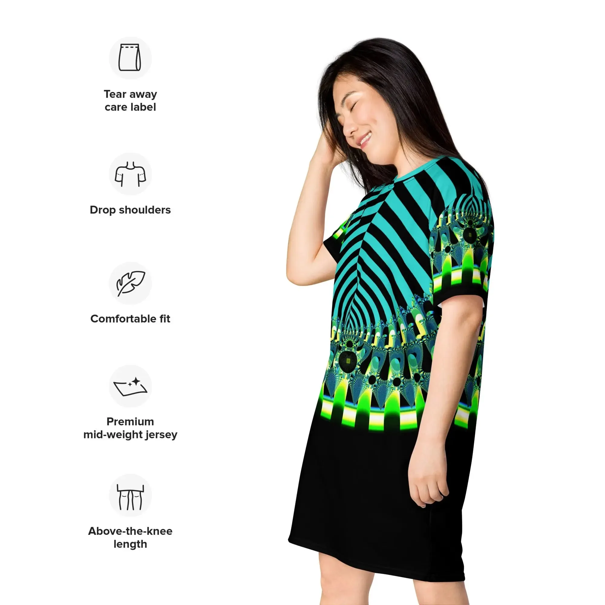 "Happy Stripes" Collection - T-Shirt Dress