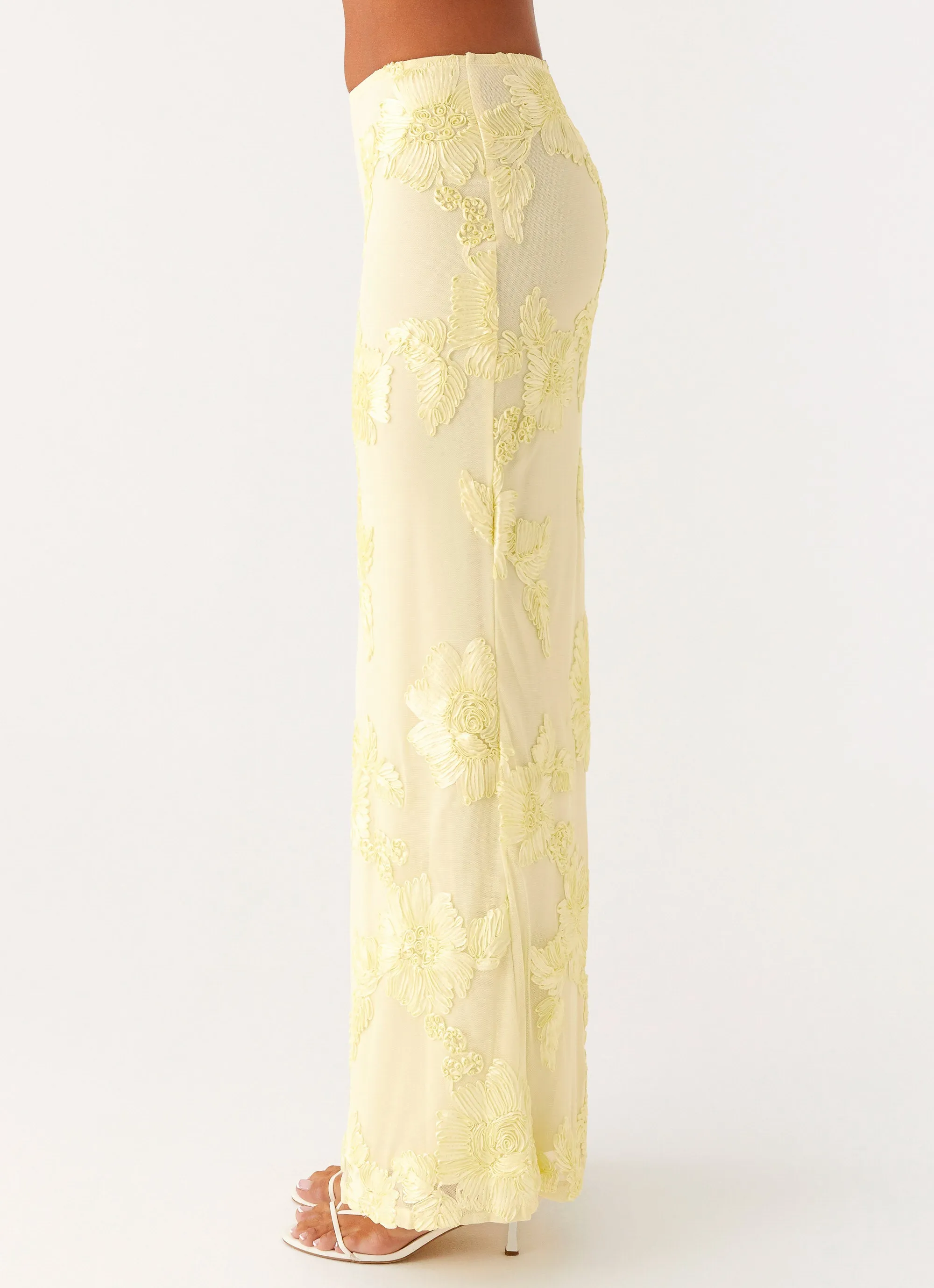 Classic Comfort Radiate Maxi Skirt - Yellow