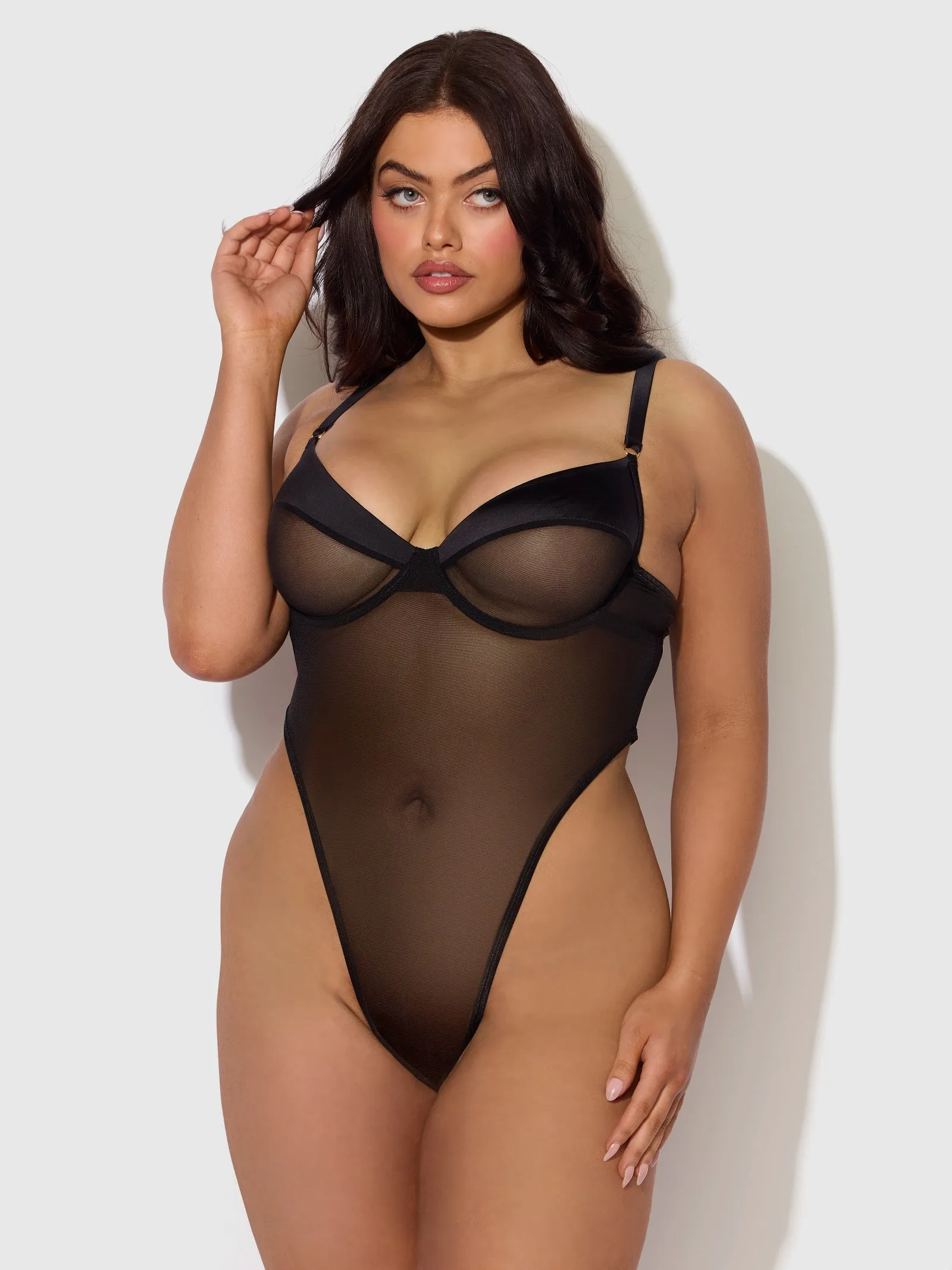 Raquel High Cut Leg Teddy