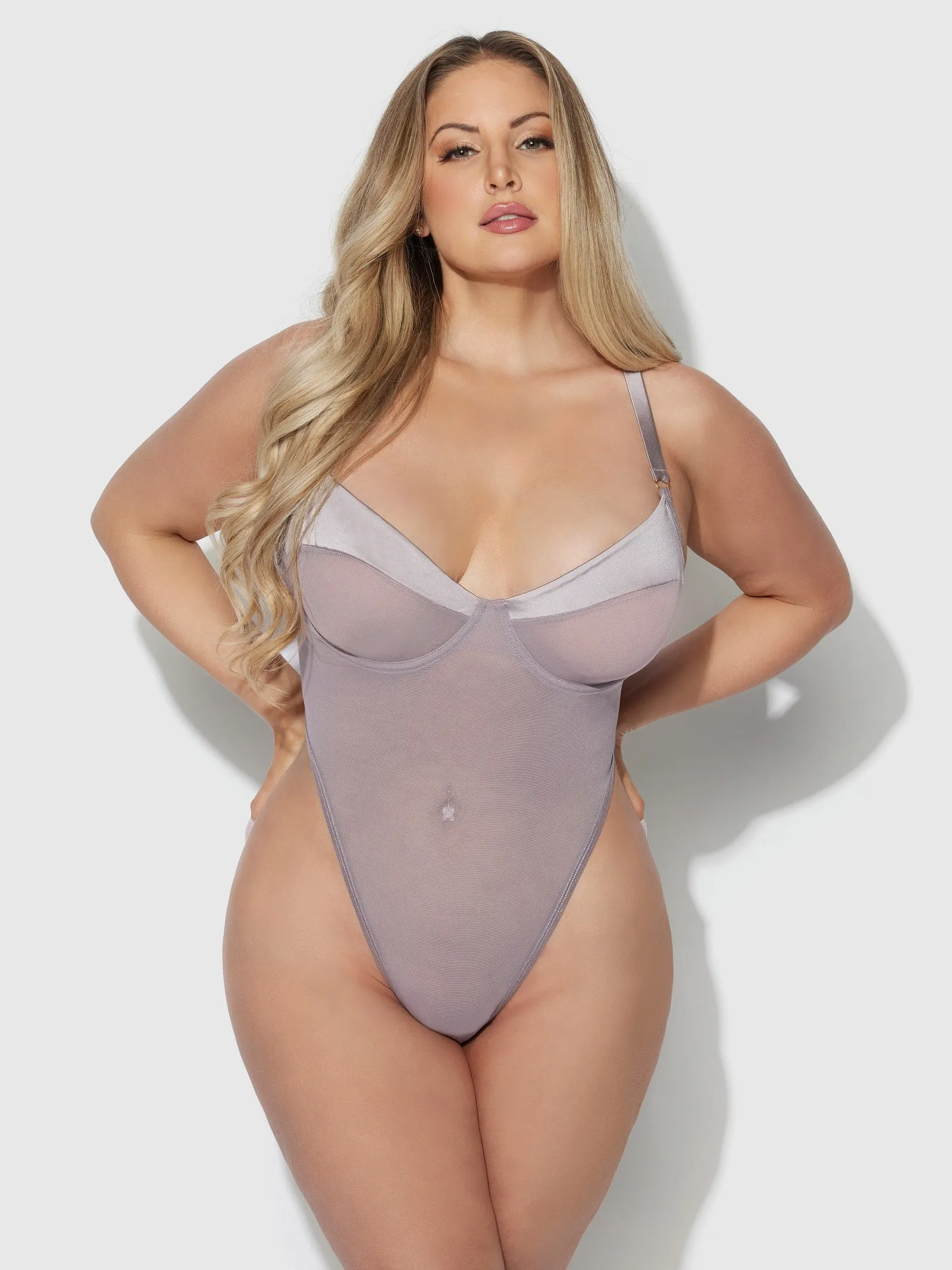 Raquel High Cut Leg Teddy