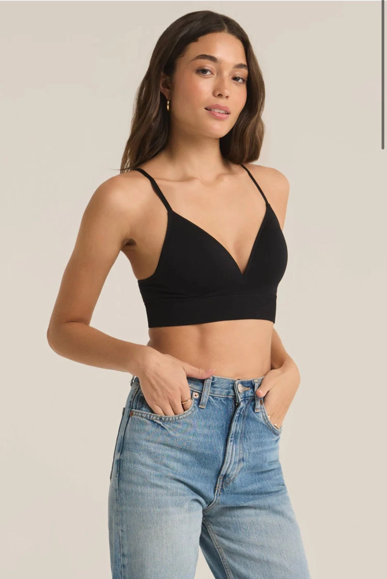Fashionable Fit Sophia T-Shirt Bra - Black