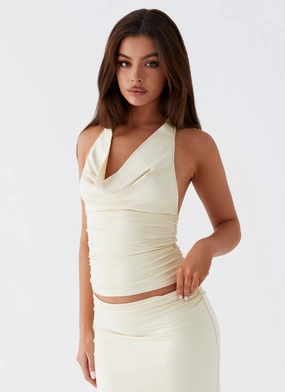 Rayne Top - Yellow Resilient Fabric Blend FrictionReducing