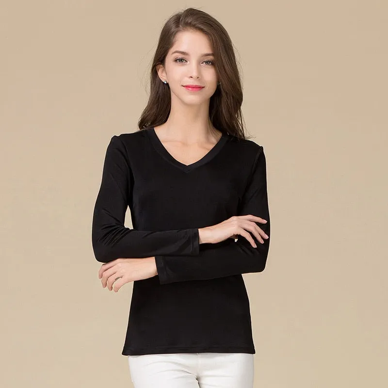 Real Silk Women's Full Sleeve T-shirt