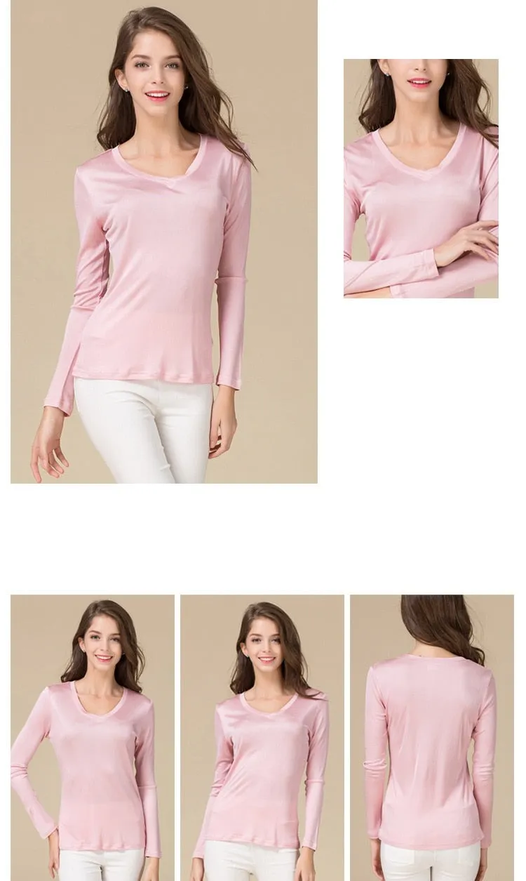 Real Silk Women's Full Sleeve T-shirt