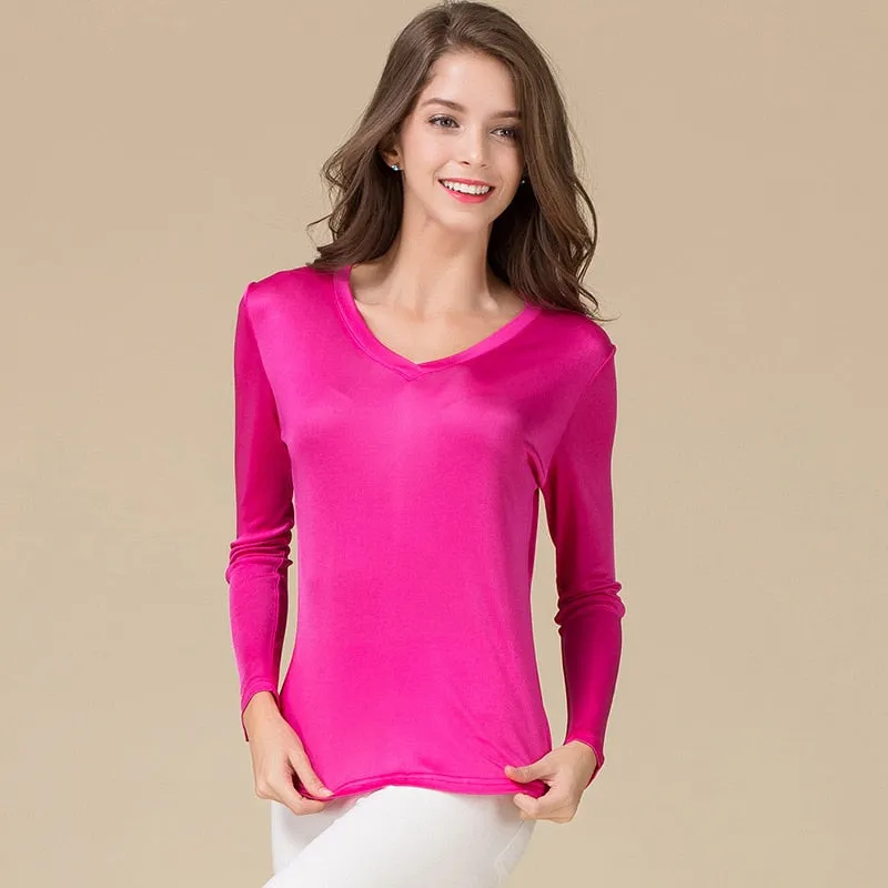 Real Silk Women's Full Sleeve T-shirt