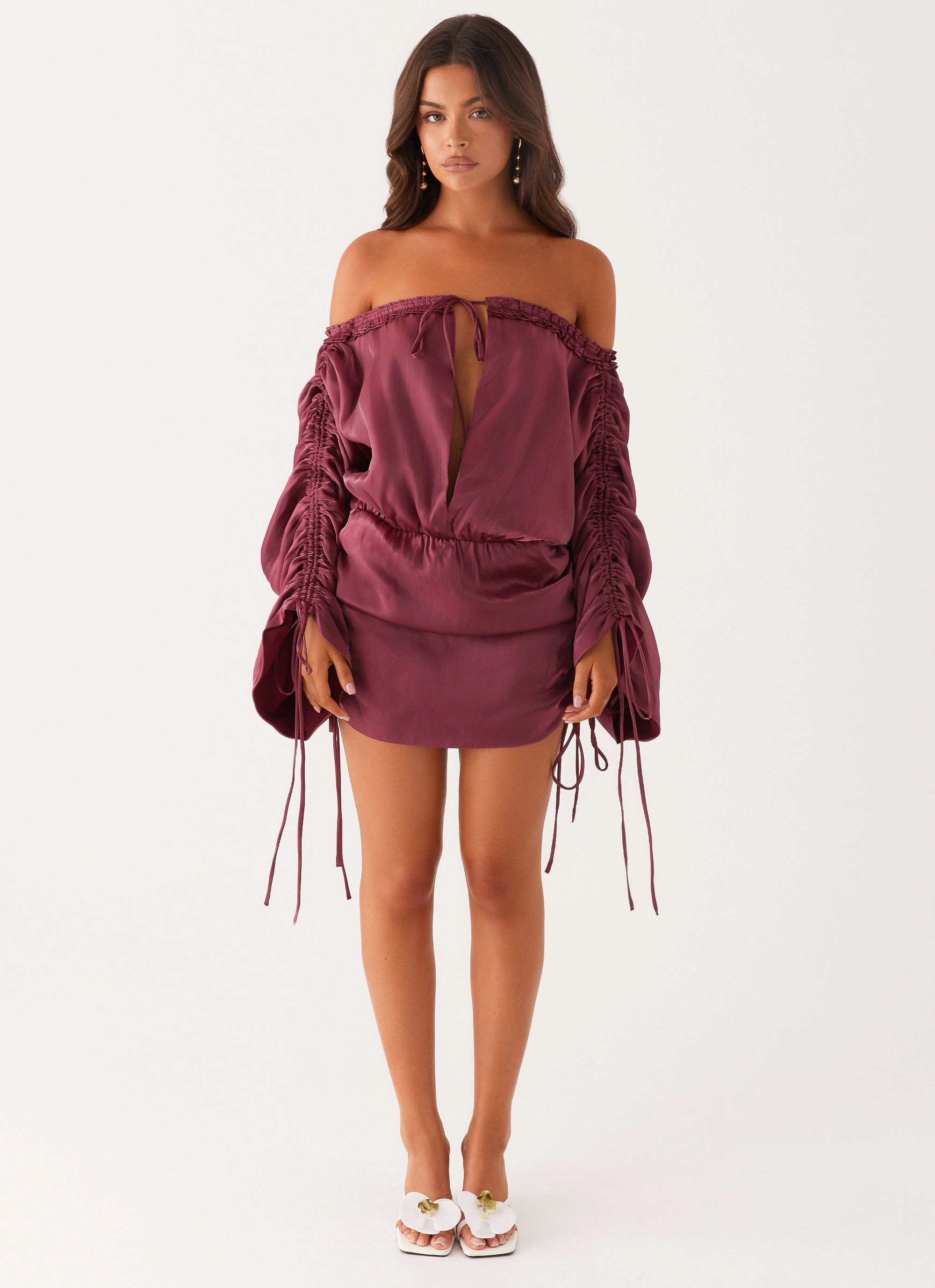 Vibrant Spirit Reeve Mini Dress - Mulberry