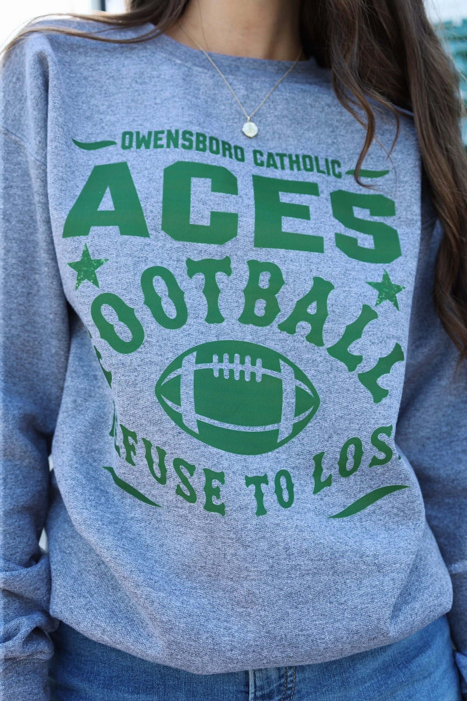 Refuse to Lose- Aces Flatlock Seam Design