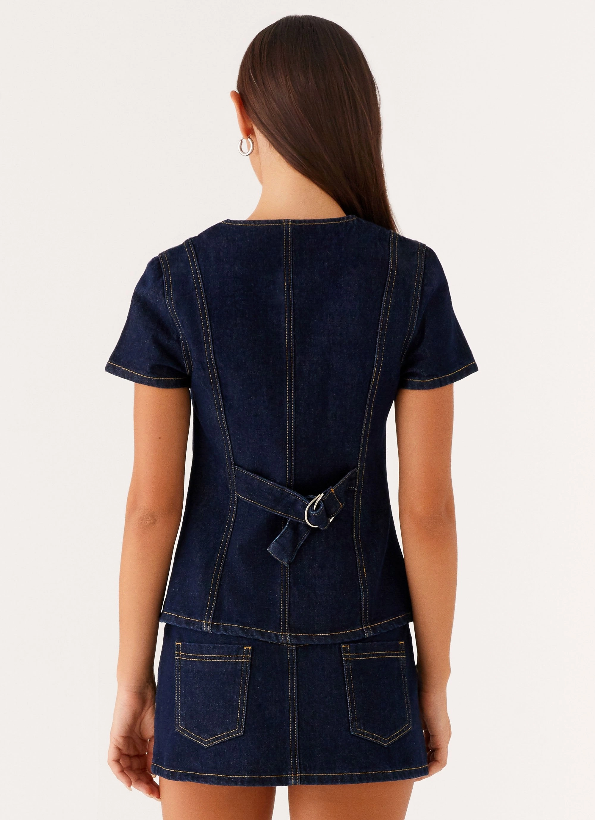 MinimalistCut Jagger Top - Indigo