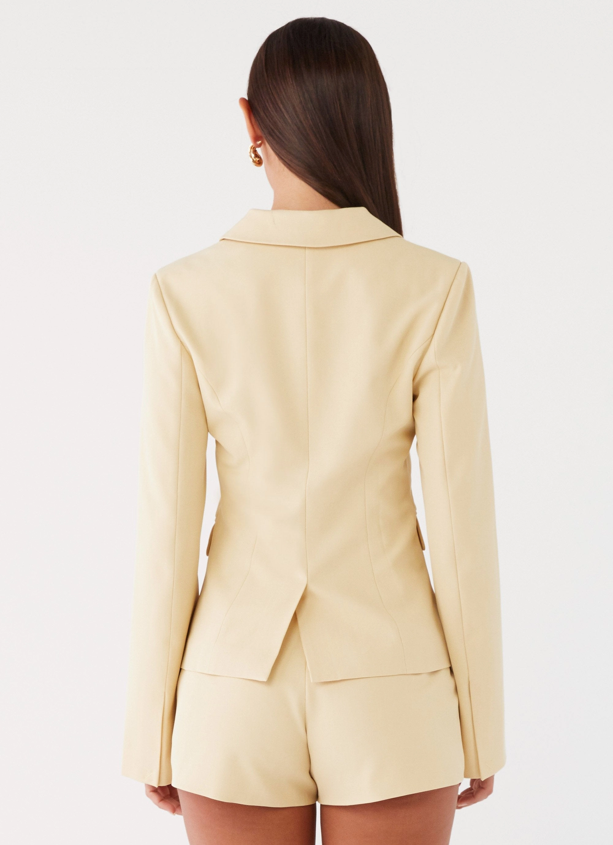 Bonded Collars Mercury Fitted Jacket - Butter