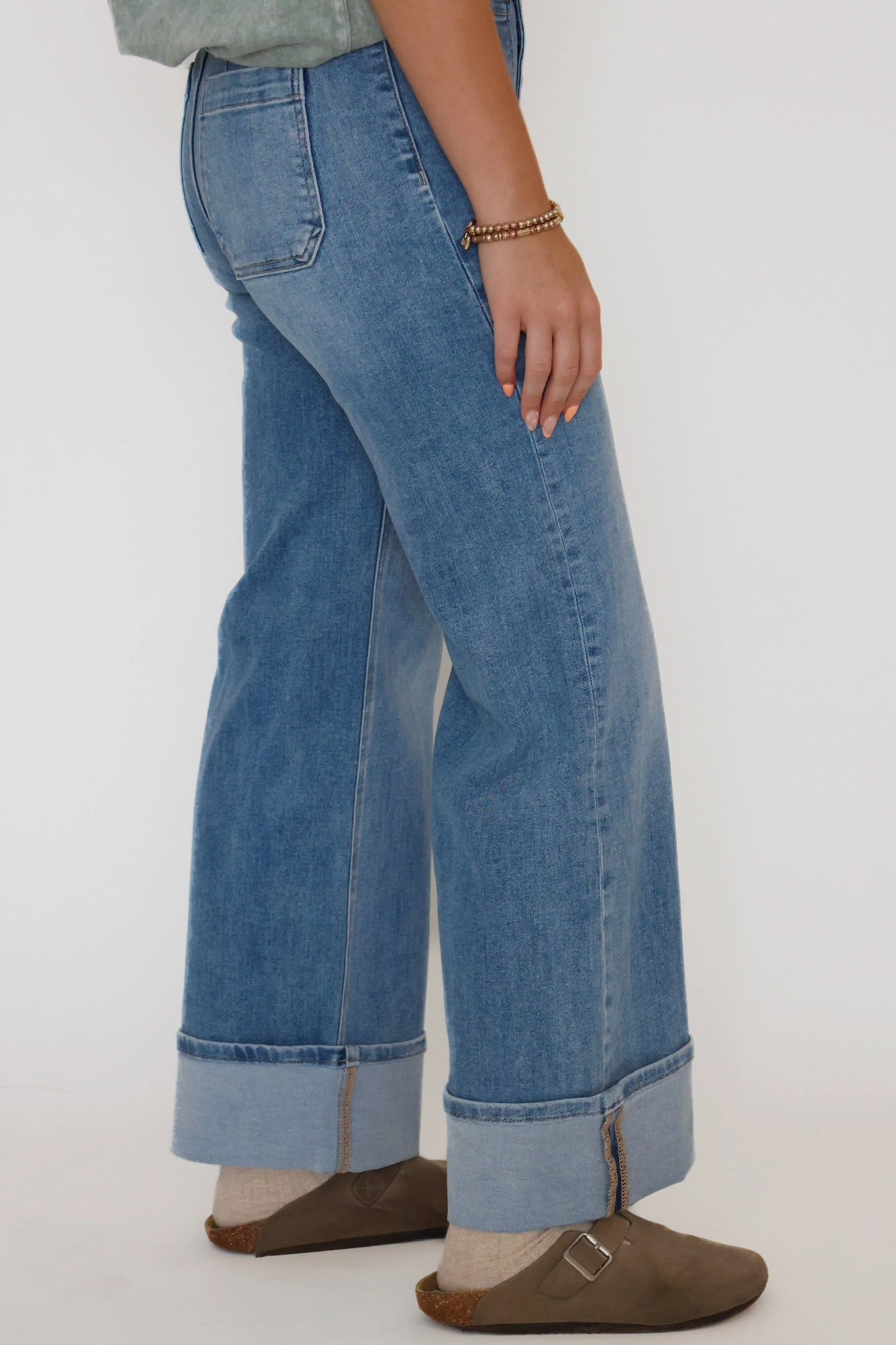 Christal Jeans Oversized Fit BondedShoulder