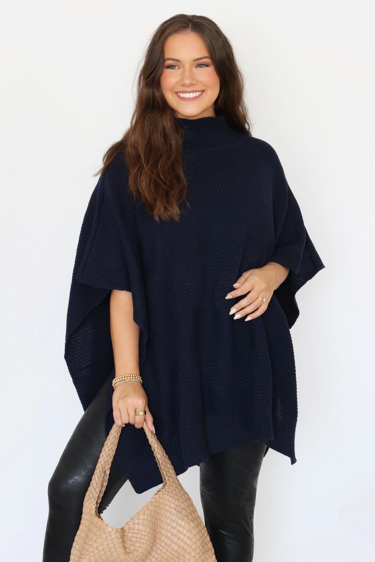 Charlotte Poncho (FINAL SALE) Garment Washed