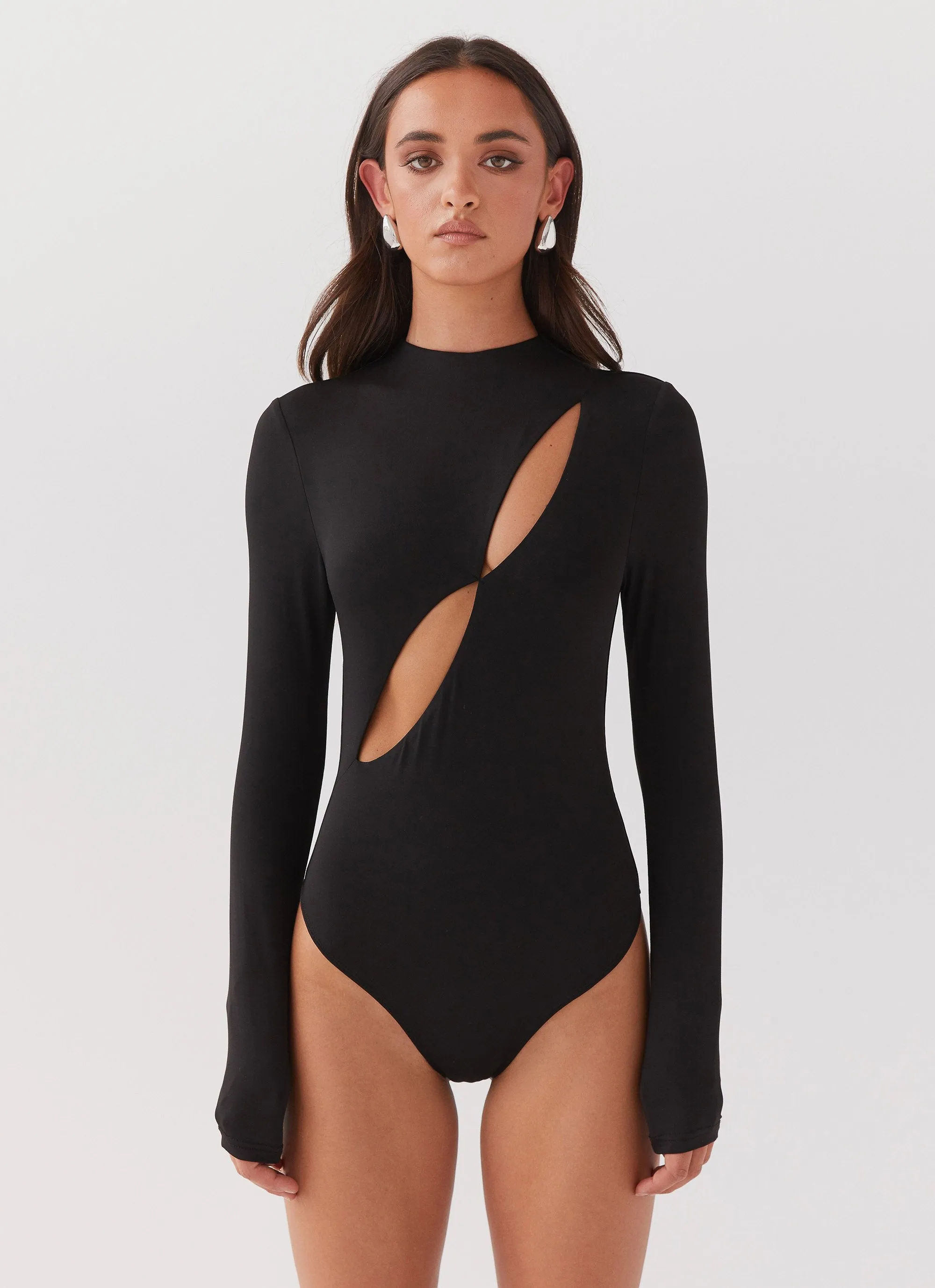 Special Affair Long Sleeve Bodysuit - Black ErgonomicShape AntiOdorTreatment