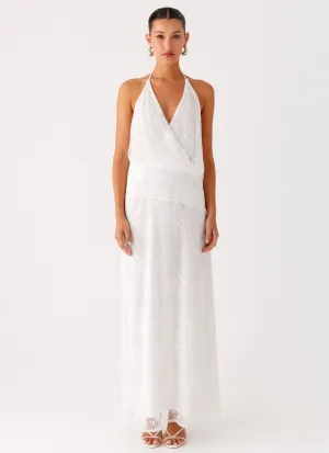 Functional Design Reinhart Halter Maxi Dress - White