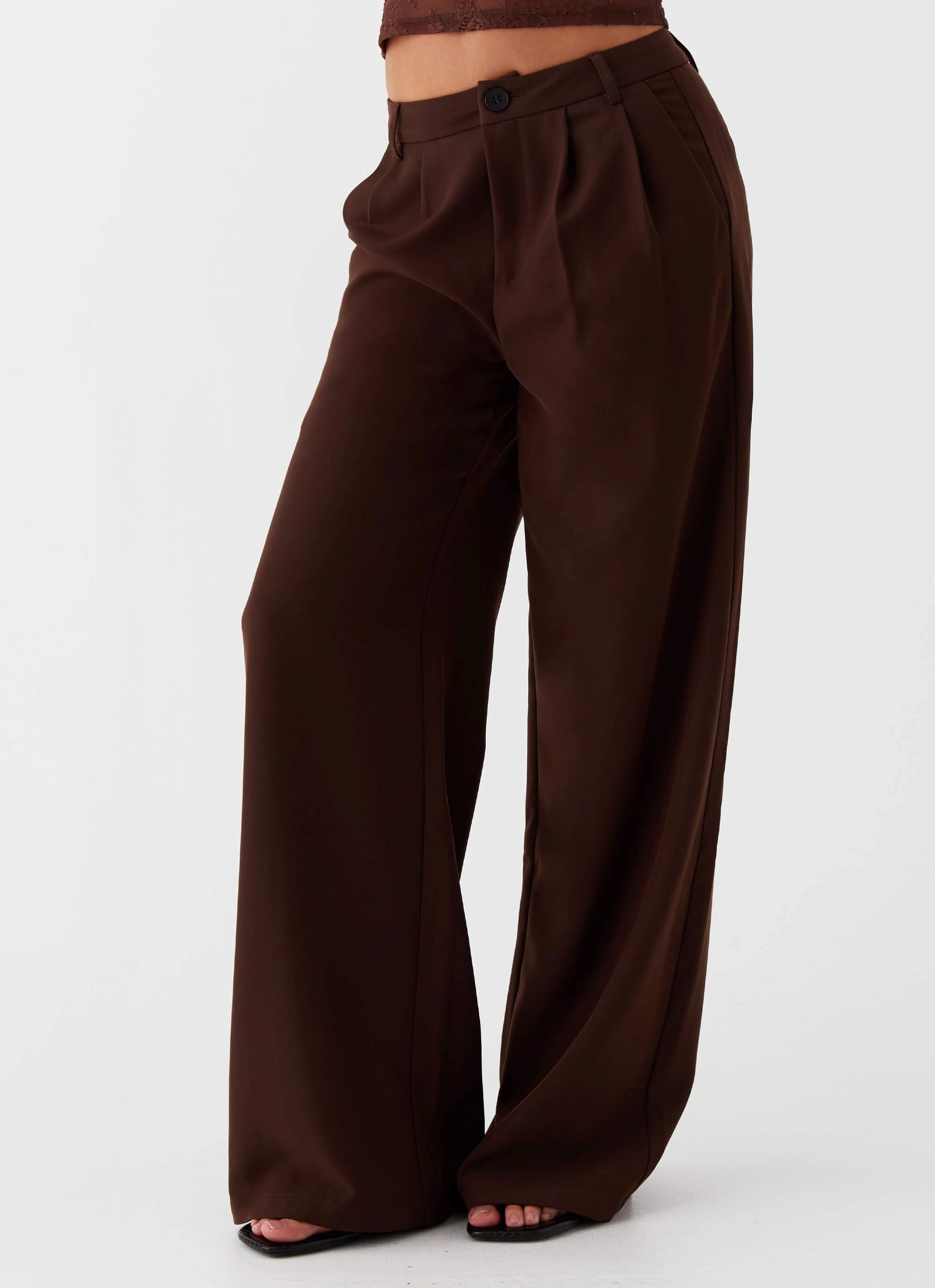 Ravenscroft Suit Pants - Dark Chocolate Body Fit